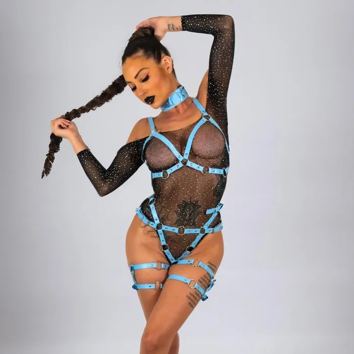 Anastasia Body Harness Celestial Blue alibaba Vibrators