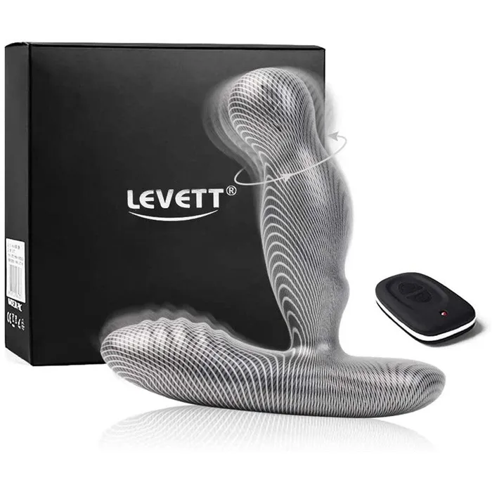Ancus 316 FunctionsHeat Carbon Fiber Textured Heated 360 Rotating Prostate Anal Massager Levett Male Sex Toys