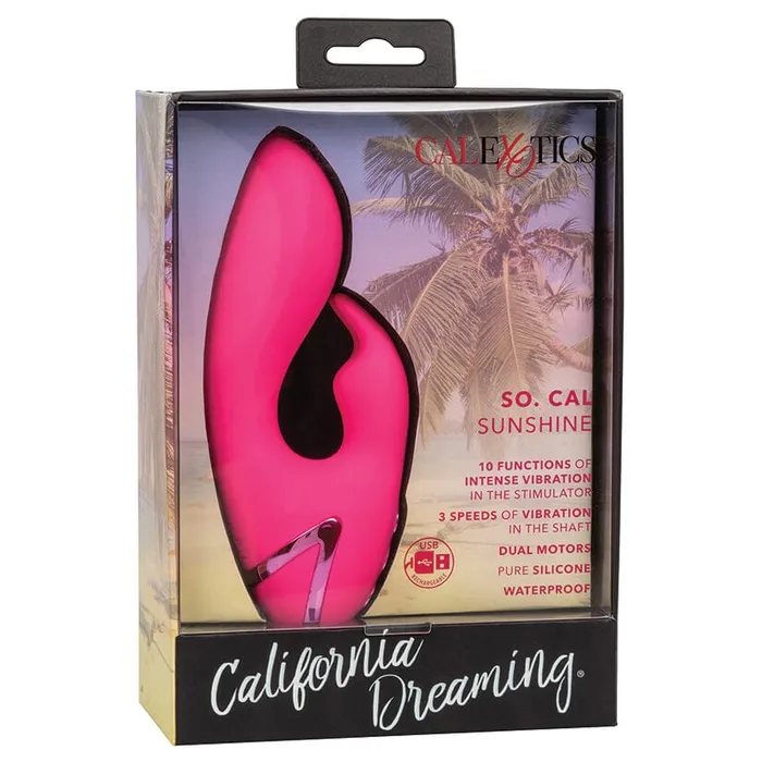 Cal Exotics Vibrators California Dreaming So Cal Sunshine Rabbit Vibe