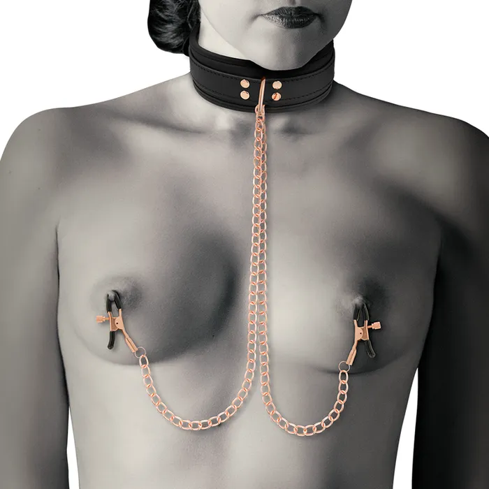 COQUETTE FANTASY Vibrators COQUETTE CHIC DESIRE COLLO FANTASY CON MORSETTI NIPPLES