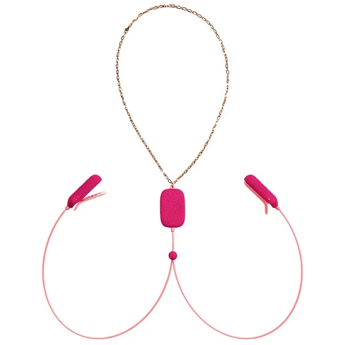 Female Sex Toys OhMiBod Sphinx Wearable Vibrating Nipple Clamps