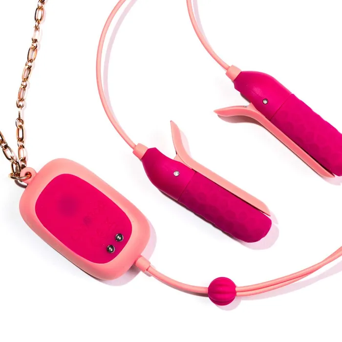 Female Sex Toys OhMiBod Sphinx Wearable Vibrating Nipple Clamps