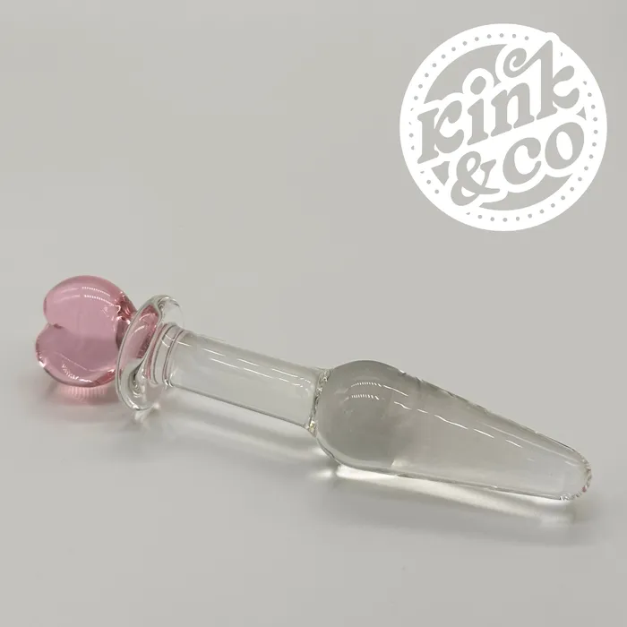 KinkCo Teardrop Love Heart dildobutt plug In Blue or Pink Anal KinkCo Teardrop Love Heart dildobutt plug In Blue or Pink Anal