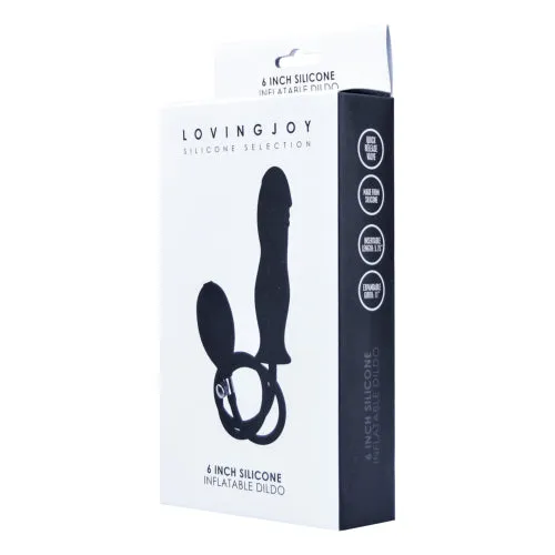 Loving Joy 6 Inch Silicone Inflatable Dildo Loving Joy Dildos