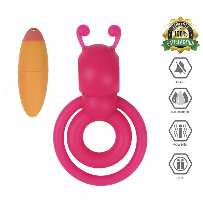 Male Sex Toys Levett Vibrating Dick Cock Penis Ring Waterproof Soft Silicone