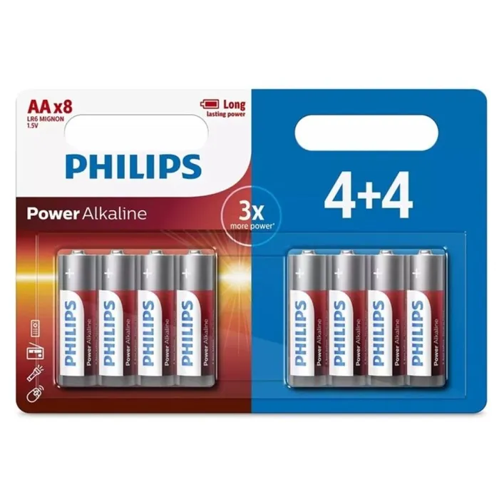 Male Sex Toys PHILLIPS PHILIPS POWER BATTERIA ALCALINA AA LR6 44 UNIT