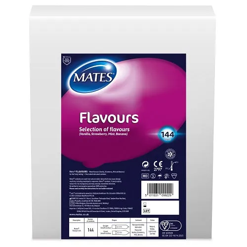 PP Products Enhancers Mates Flavours Condom 144x Pack
