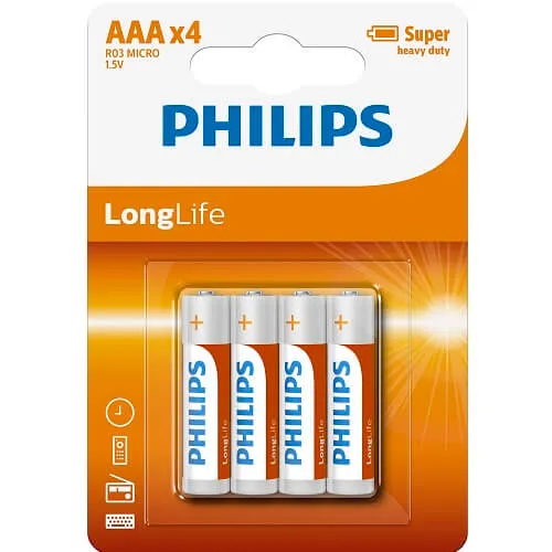 Philips Male Sex Toys 4 Pack AAA Size Batteries