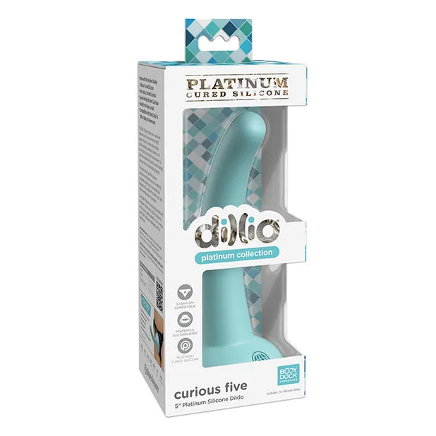 Pipedream Dildos Dillio Platinum 5 Curious Five Silicone Dildo