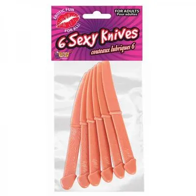 Pleasuremalta Sexy Knives pack of 6 Male Sex Toys