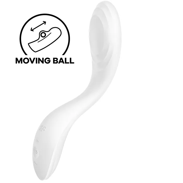 SATISFYER VIBRATOR Vibrators VIBRATORE GSPOT SATISFYER RRROLLING PLEASURE BIANCO SATISFYER VIBRATOR Vibrators VIBRATORE GSPOT SATISFYER RRROLLING PLEASURE BIANCO