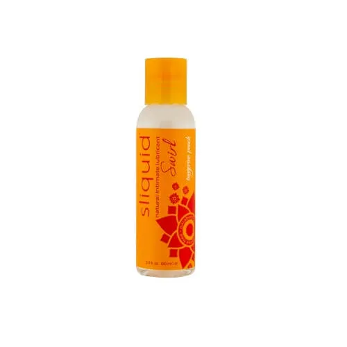 Sliquid Sliquid Naturals Swirl Flavoured LubricantsTangerine Peach 59ml Anal Sliquid Sliquid Naturals Swirl Flavoured LubricantsTangerine Peach 59ml Anal