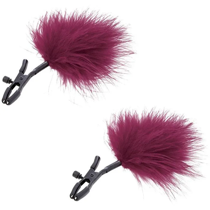 Sportsheets SM Enchanted Feather Nipple Clamps Nipple Clitoral Toys