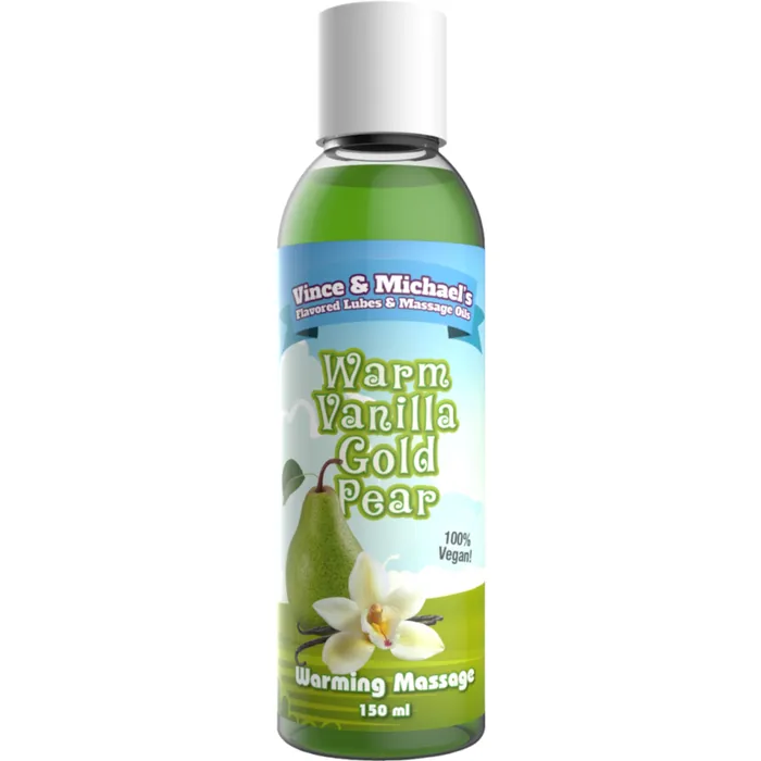 VINCE MICHAELS VINCE MICHAELS PROFESSIONAL OIL INTENSE WARM VANILLA GOLD PEAR 150ML Dildos