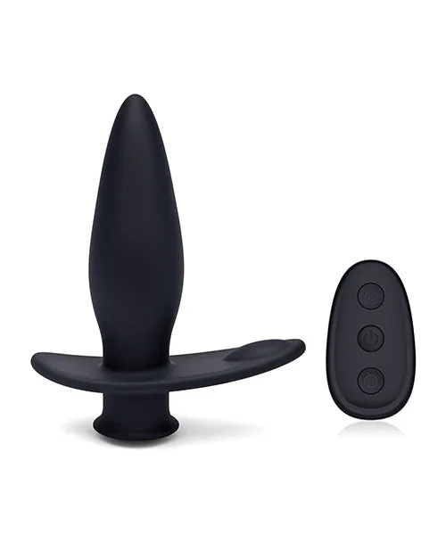 Anal Electric Eel Blue Line Vibrating Anal Plug Pointer Wremote