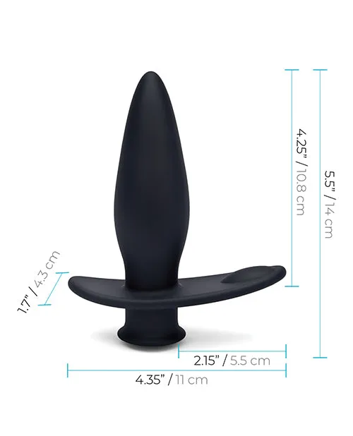 Anal Electric Eel Blue Line Vibrating Anal Plug Pointer Wremote