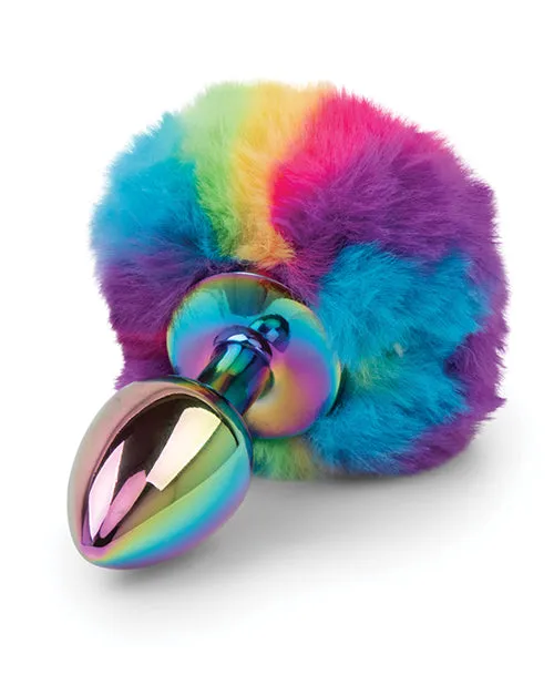 Anal Electric Eel Gemsations 295 Metal Bunny Tail Rainbow Butt Plug Anal Electric Eel Gemsations 295 Metal Bunny Tail Rainbow Butt Plug