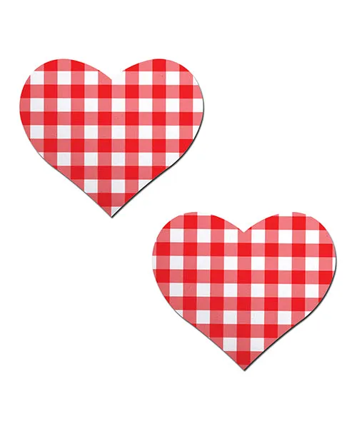 Anal Pastease Pastease Premium Gingham Heart Os
