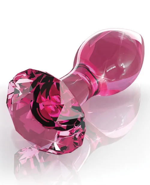 Anal Pipedream Icicles No 79 Hand Blown Glass Diamond Butt Plug