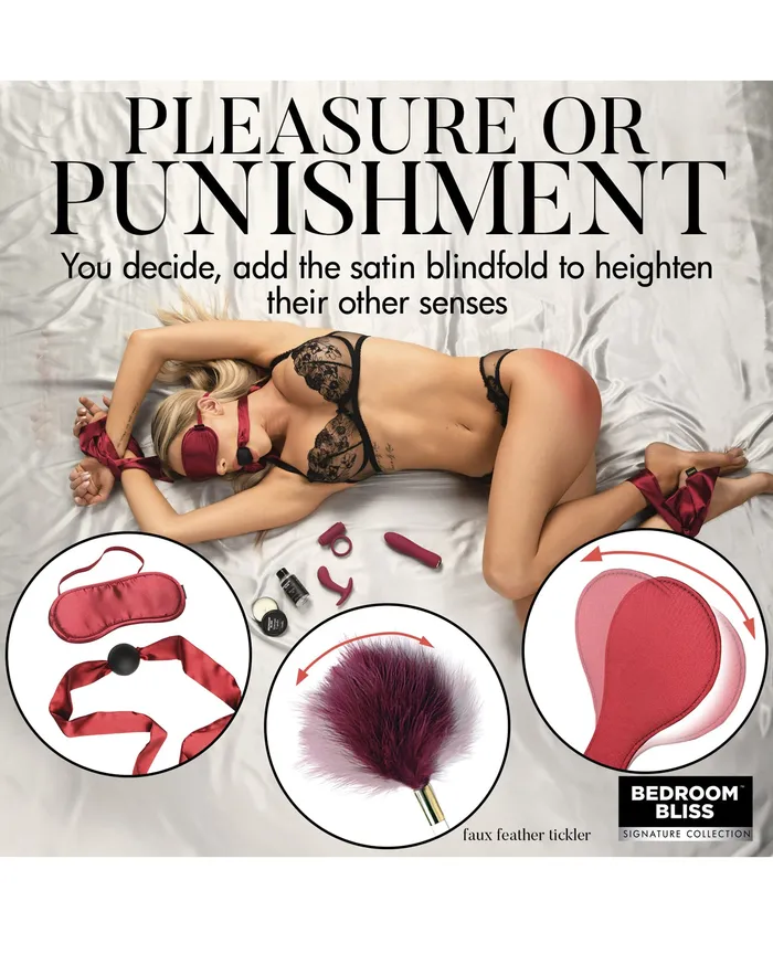 Bedroom Bliss Lovers Bondage Massage Set XR Brands Couples