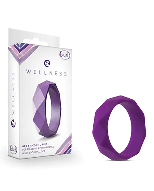 Blush Vibrators Blush Wellness Geo C Ring Purple
