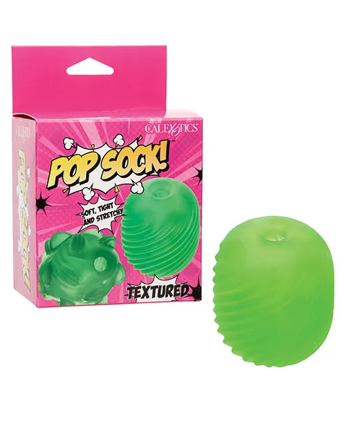 CalExotics Male Sex Toys Pop Sock Textured Masturbator