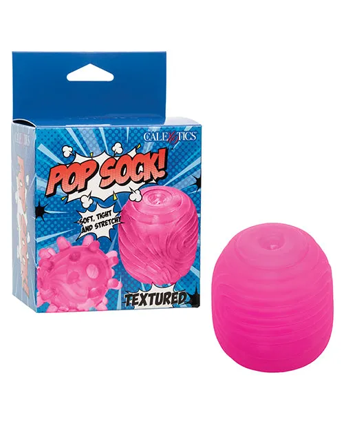 CalExotics Male Sex Toys Pop Sock Textured Masturbator