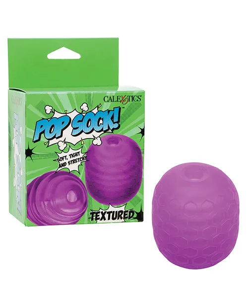 CalExotics Male Sex Toys Pop Sock Textured Masturbator