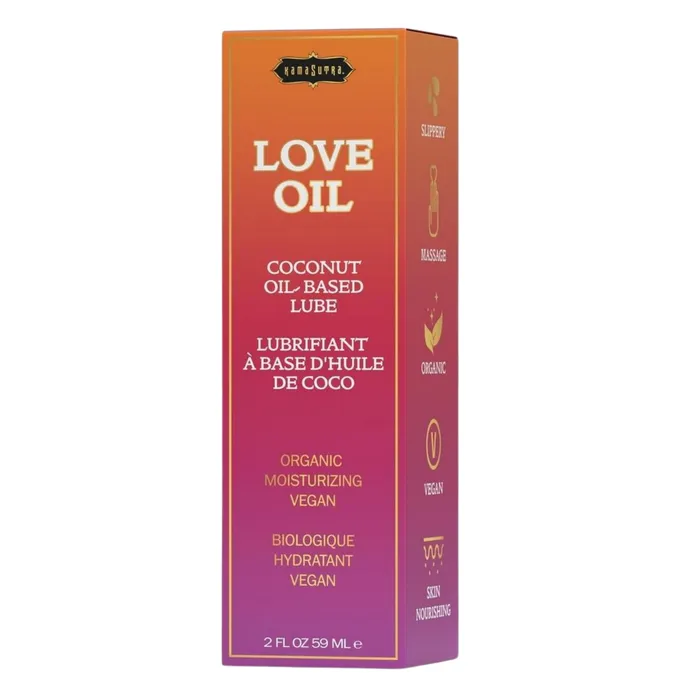 Couples Kama Sutra Kama Sutra Love Oil Coconut Oil Based Lubricant and Body Glide 2oz Couples Kama Sutra Kama Sutra Love Oil Coconut Oil Based Lubricant and Body Glide 2oz