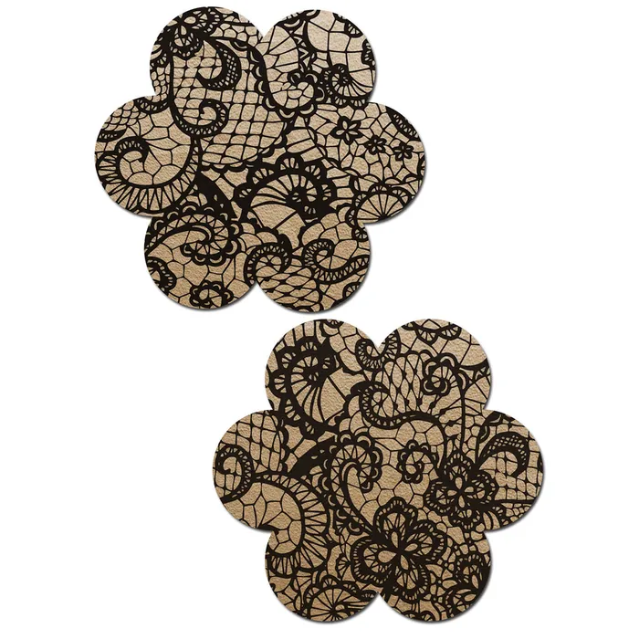 Couples Pastease Pastease Nude Lace Flowers
