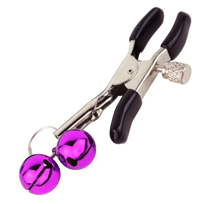 Dark Amour Nipple Clamps with Bells Dark Amour Female Sex Toys Dark Amour Nipple Clamps with Bells Dark Amour Female Sex Toys