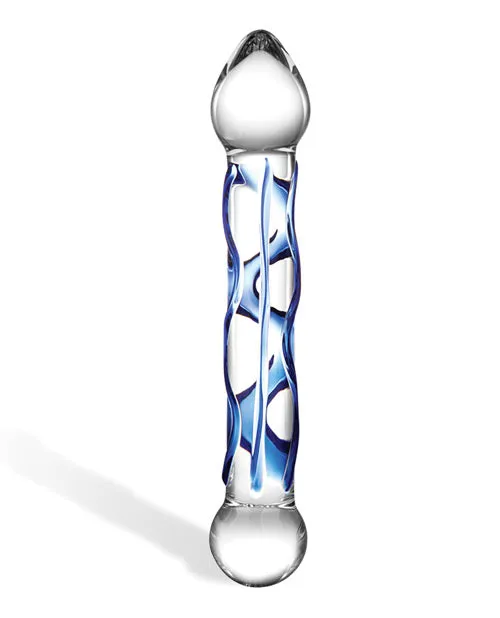 Dildos Glas 65 Tip Textured Glass Dildo Glas