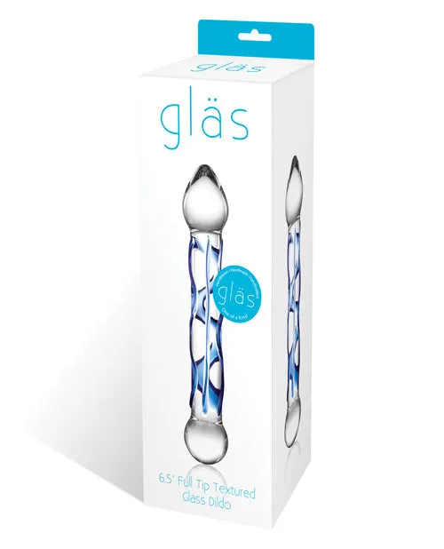 Dildos Glas 65 Tip Textured Glass Dildo Glas