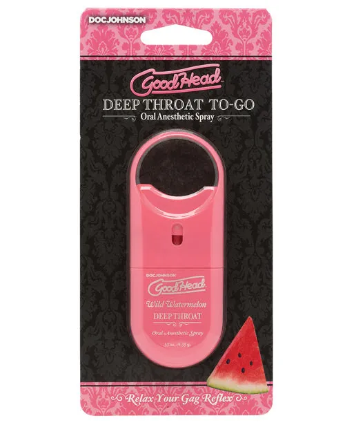 Doc Johnson Anal Goodhead to Go Deep Throat Spray