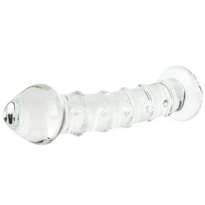 Elegant Glass Massager Stimulating Textures Pink BOB Anal