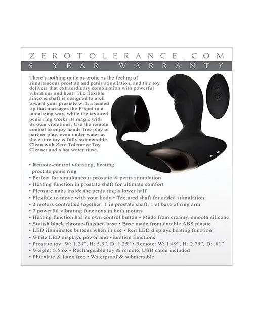 Evolved Anal Zero Tolerance Strapped Tapped Rechargeable Prostate Vibrator