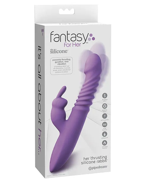 Fantasy For Her Ultimate Thrusting Silicone Rabbit Pipedream Vibrators