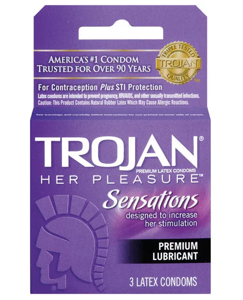 Female Sex Toys Paradise Marketing Trojan Her Pleasure Condoms