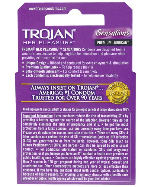 Female Sex Toys Paradise Marketing Trojan Her Pleasure Condoms