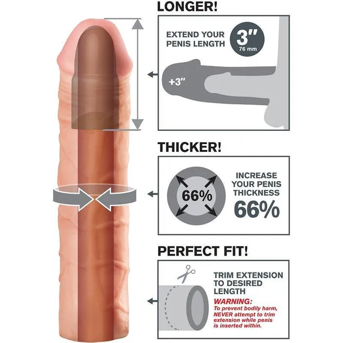 Female Sex Toys Pipe Dream Mega Girth Extender 66 Increase in Girth