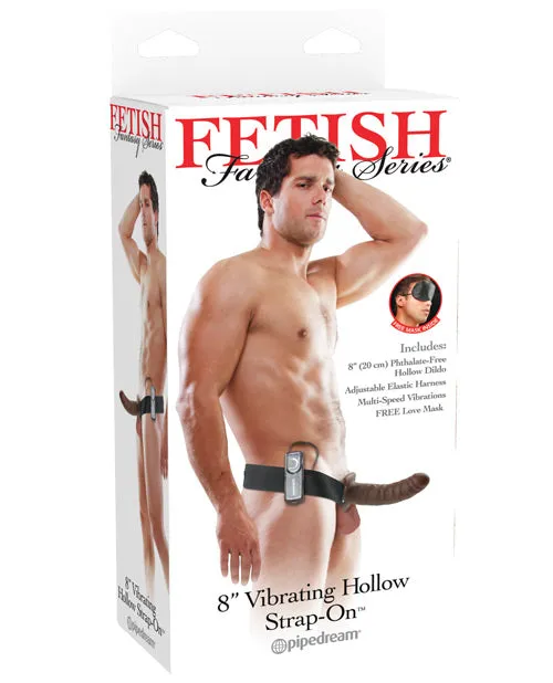 Female Sex Toys Pipedream Fetish Fantasy Series 8 Vibrating Hollow Strap On