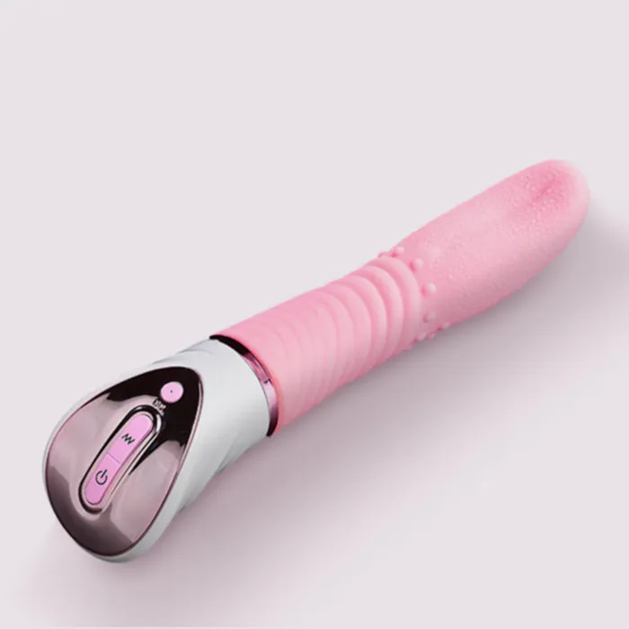 Funzze Female Sex Toys Heating Tongue Vibrator