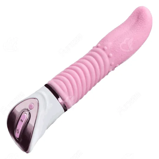 Funzze Female Sex Toys Heating Tongue Vibrator