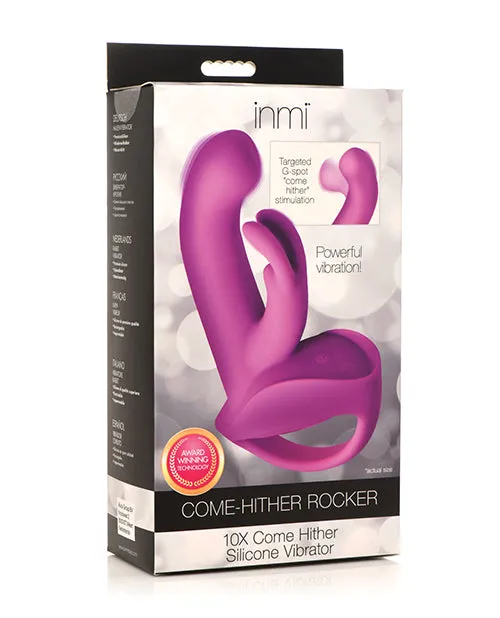 Inmi Come Hither Rocker 10x Silicone Vibrator XR Brands Female Sex Toys