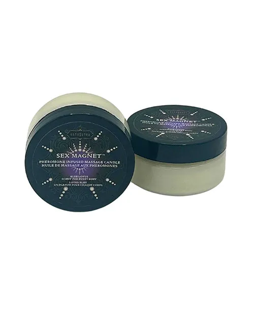 Kama Sutra Couples Kama Sutra Sex Magnet Massage Candle Blue Lotus