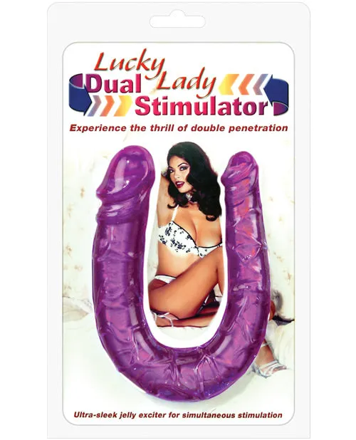 Lucky Lady Dual Stimulator Double Dong Pipedream Dildos