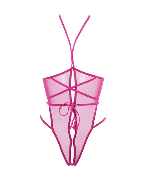 Male Sex Toys Allure Lingerie Allure Nicola Open Cup Mesh Teddy