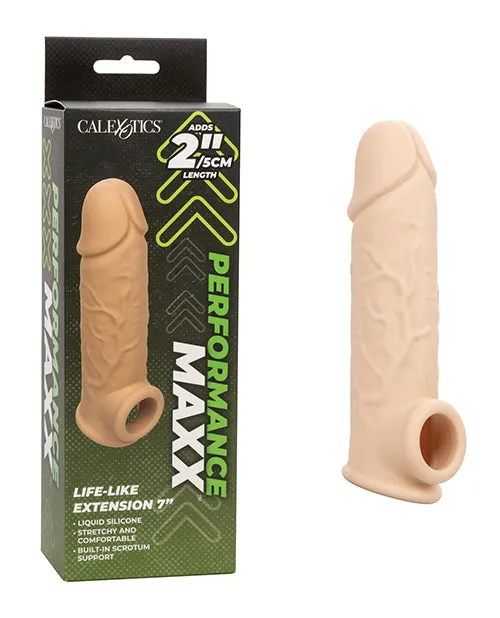 Male Sex Toys CalExotics Performance Maxx LifeLike Penis Extension Male Sex Toys CalExotics Performance Maxx LifeLike Penis Extension