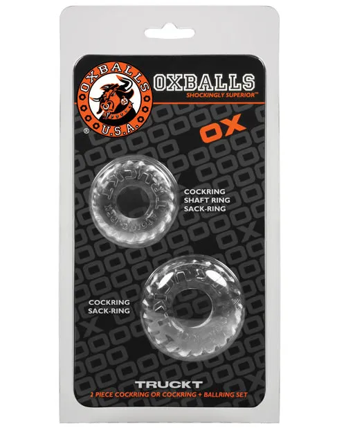 Male Sex Toys Oxballs Oxballs Truckt Cock Ball Ring Pack Of 2