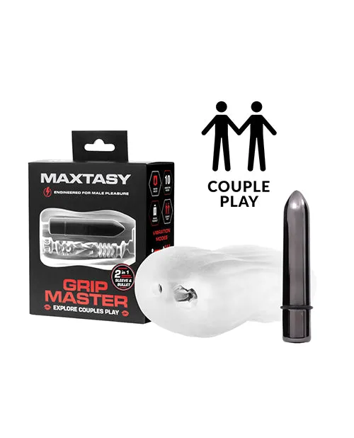 Maxtasy Male Sex Toys Maxtasy Grip Master Sleeve Bullet